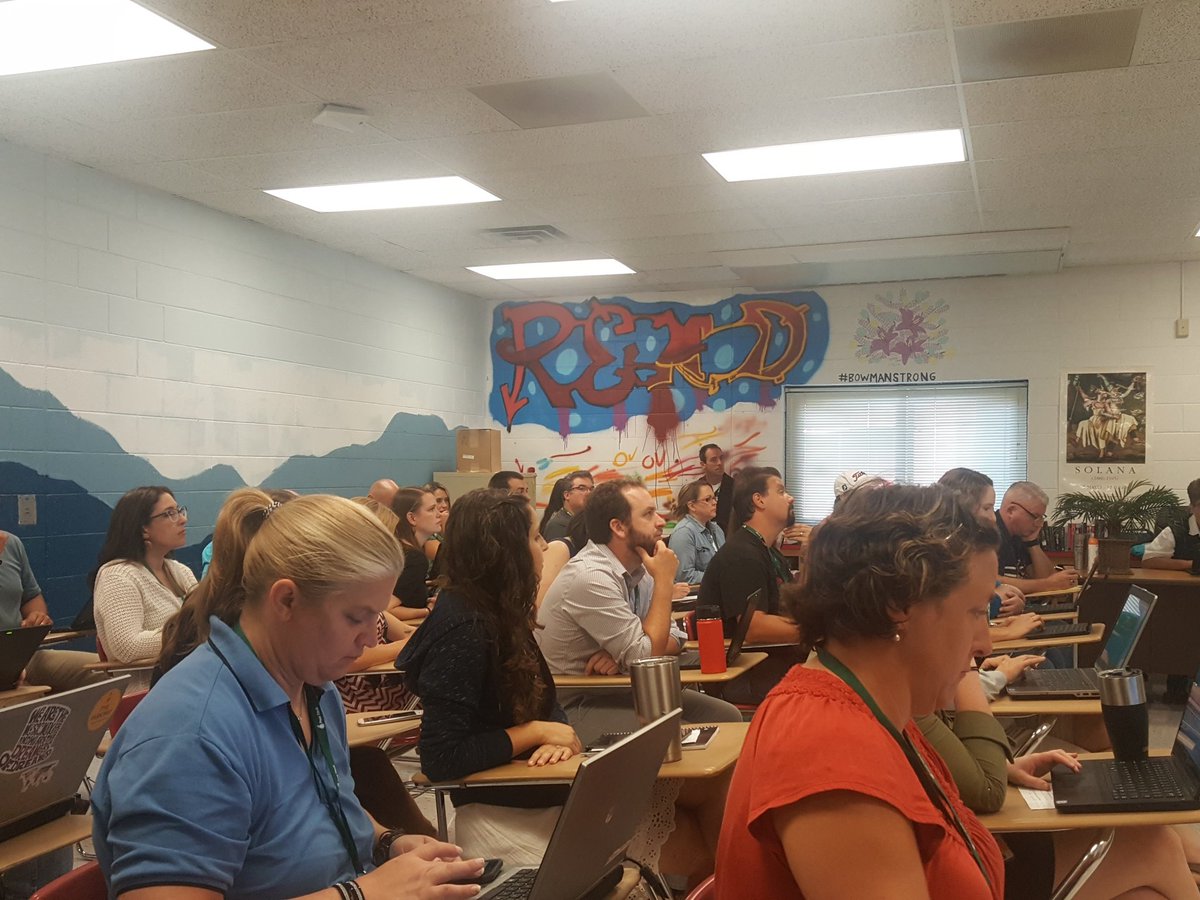 This Google Classroom session is packed and I can't wait to try it in my class! #bcssteam17