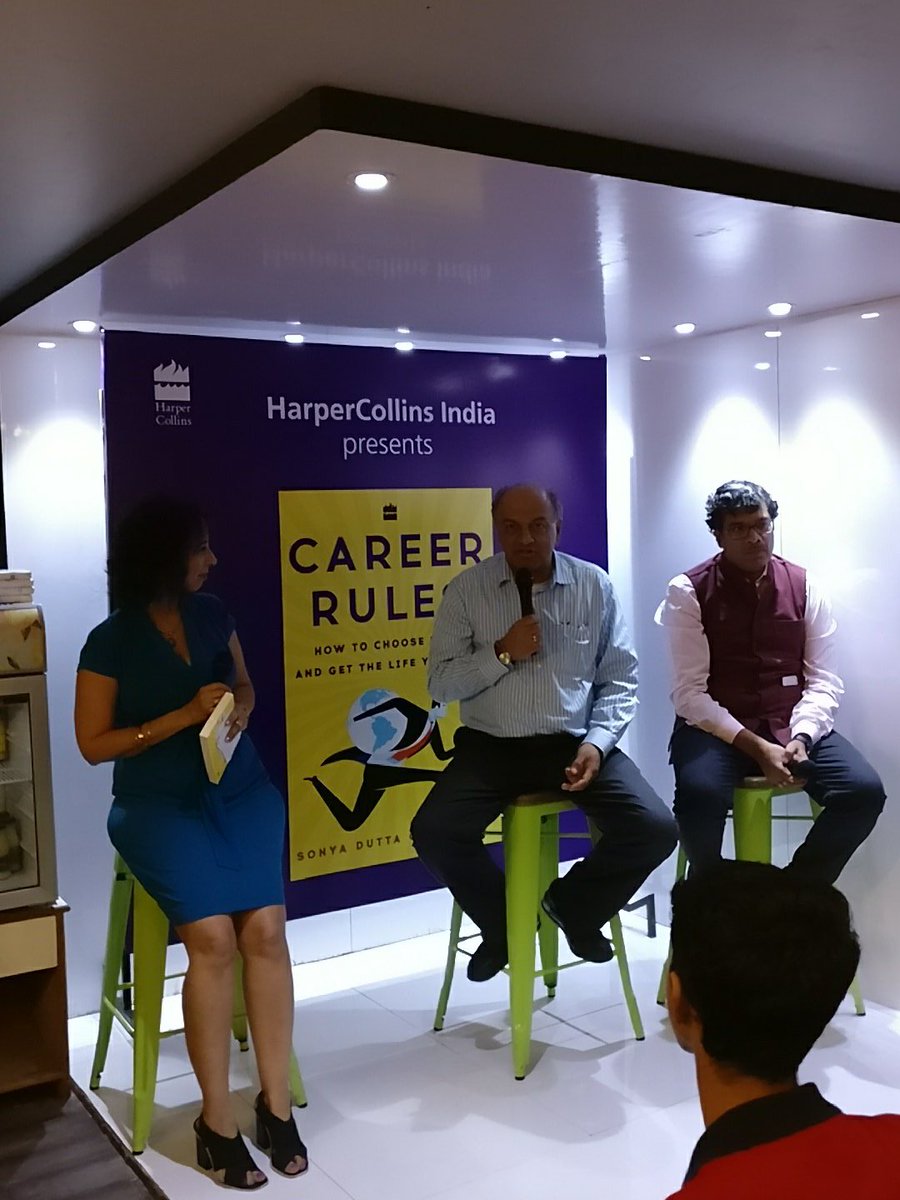 HarperCollinsIN's tweet photo. At the #CareerRules book https://t.co/FgzUBhIEIT @sonyadc in conversation with Sanjeev Bikchandani,founder https://t.co/hVfHOzxcQC https://t.co/3scZ5BFDKA