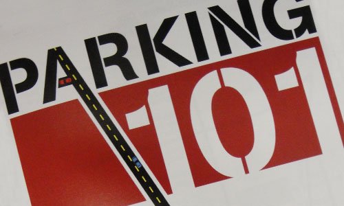 Parking 101-How to avoid a ticket: Update vehicle info in Owl Express, park in assigned lot &amp; pull forward into spaces. #OwlParking