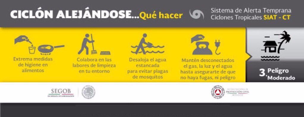 CNPC_MX's tweet photo. Fase de Acercamiento #SIAT-CT #AlertaAmarilla por #TT #Franklin para #Puebla #Tlaxcala #Hidalgo sureste de #Tamps; este y norte de #Chiapas. https://t.co/9vBN8TD7Cv