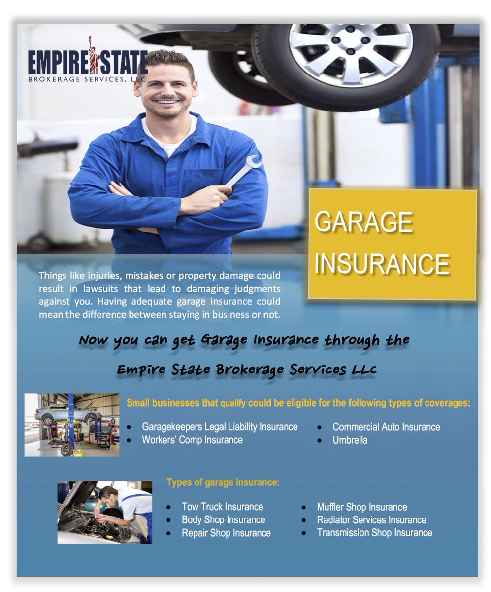 Esbsllc's tweet photo. Good Morning! We write Garage Insurance now! Contact us and get your right insurance😃 516-396-4600 https://t.co/RQNiRP5WDX https://t.co/mXILxH3GY5