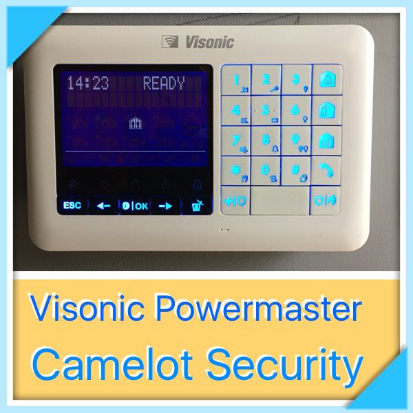camelot_info's tweet image. Another 10 zone powermaster kit with GSM unit installed ! Fantastic bit of kit and love the remote keypad ! #visonic#intruderalarms