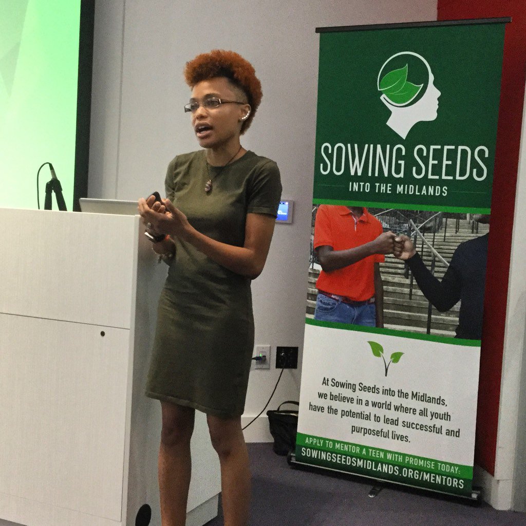 'They tried to bury us, but they didn't know we were seeds' Sowing Seeds at @1MillionCupsCOL #teenmentorship