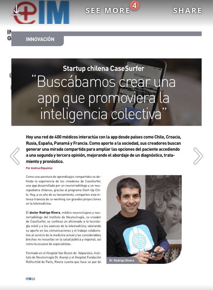 neurofox's tweet photo. @CaseSurfer en última edición de @infor_medica
Gracias! 
@startupchile @jf_cabello @MAngelesNC @mpeldoza
https://t.co/YDRSrzIsym
#eHealth https://t.co/qAh6CXpjT9