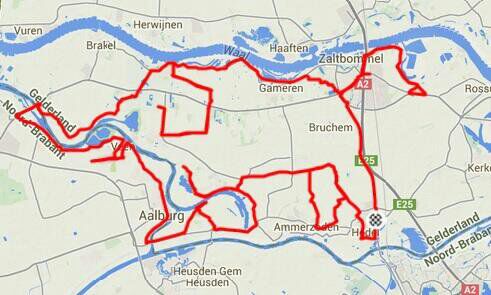 Voor de liefhebbers fietsen we zaterdag de olifant vanuit Hedel. Start is om 10u bij herberg de Zwaan.