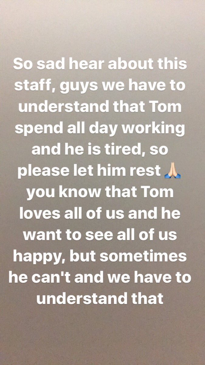 mirrorballhss's tweet photo. Please Respect Tom🙏🏻 Protect him ❤️ #RespectTom https://t.co/QGstwvT5l4