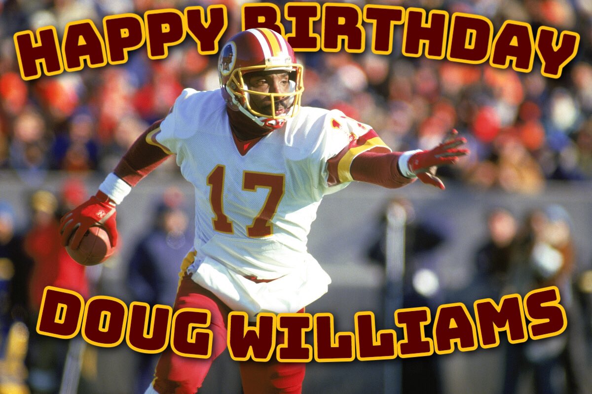 Happy 62nd birthday to Super Bowl XXII MVP & Sr. Vice President of player personnel Doug Williams  