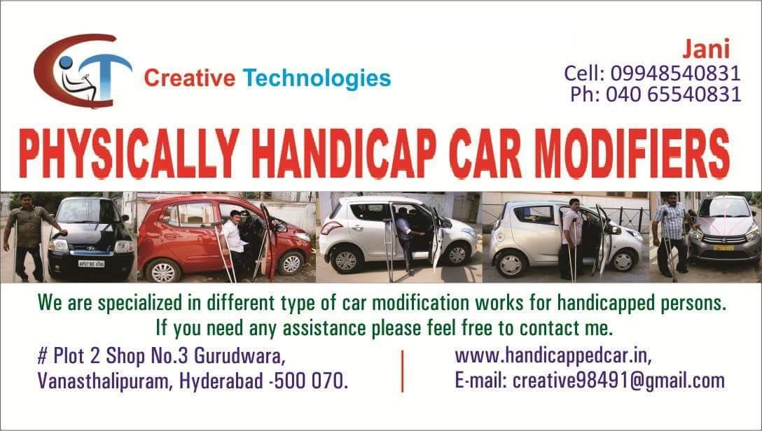 470  Car Modification For Handicapped In Hyderabad  Best Free