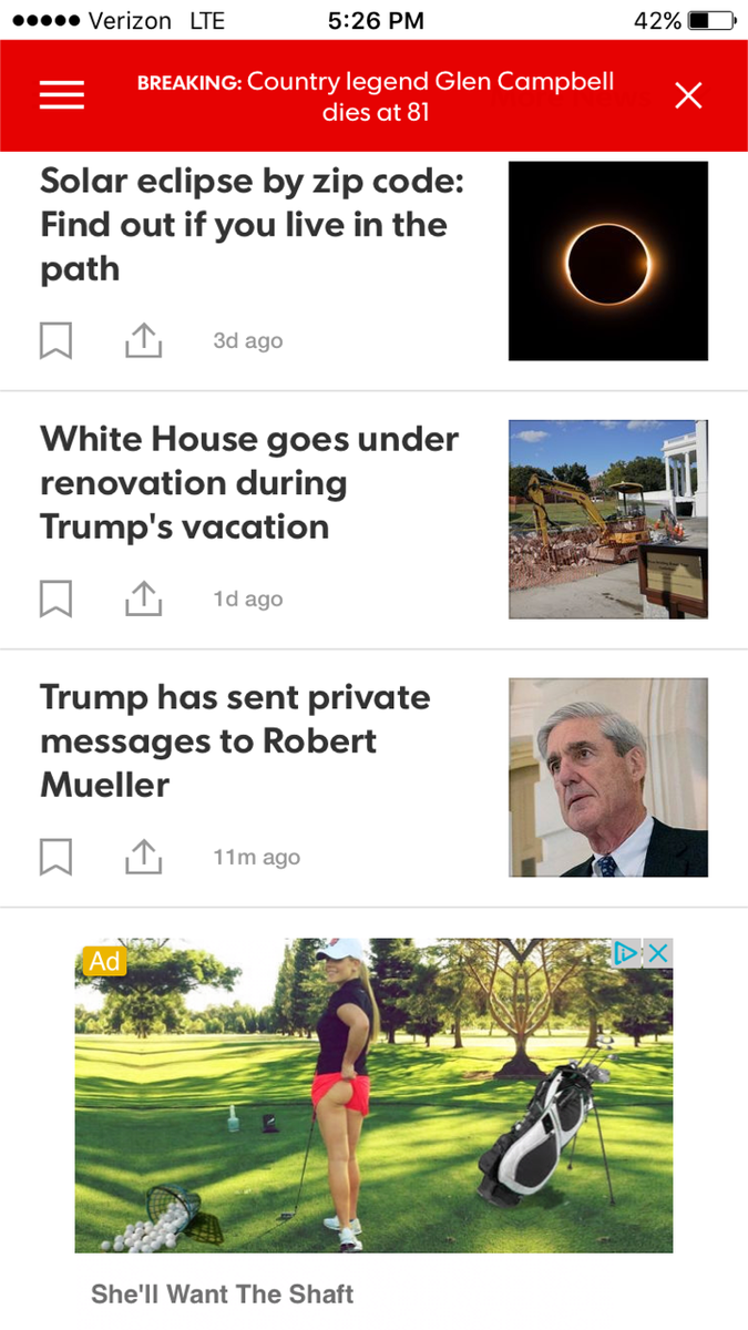 the wonders of programmatic strike again -- this lovely ad ran on the USA Today app