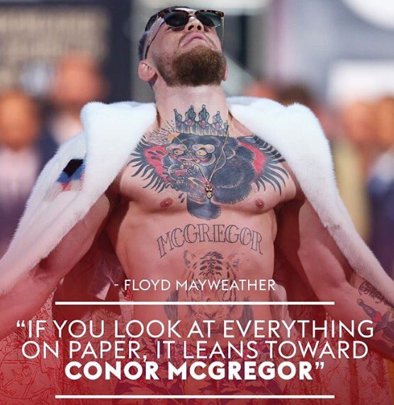 TrisDixon's tweet photo. This stuff is crazy. I'm younger than Floyd. Bigger than Floyd. Got less money than Floyd. Would I beat him at a boxing match then? https://t.co/l1pwehaIHS
