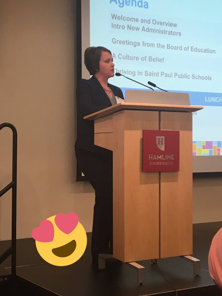 spps_kwh's tweet photo. Chief Financial Officer Schrul welcomes an energized group of SPPS administrators to the new schoolyear #backtoschool2017SPPS #adminacademy https://t.co/4N8Qv6wA4K