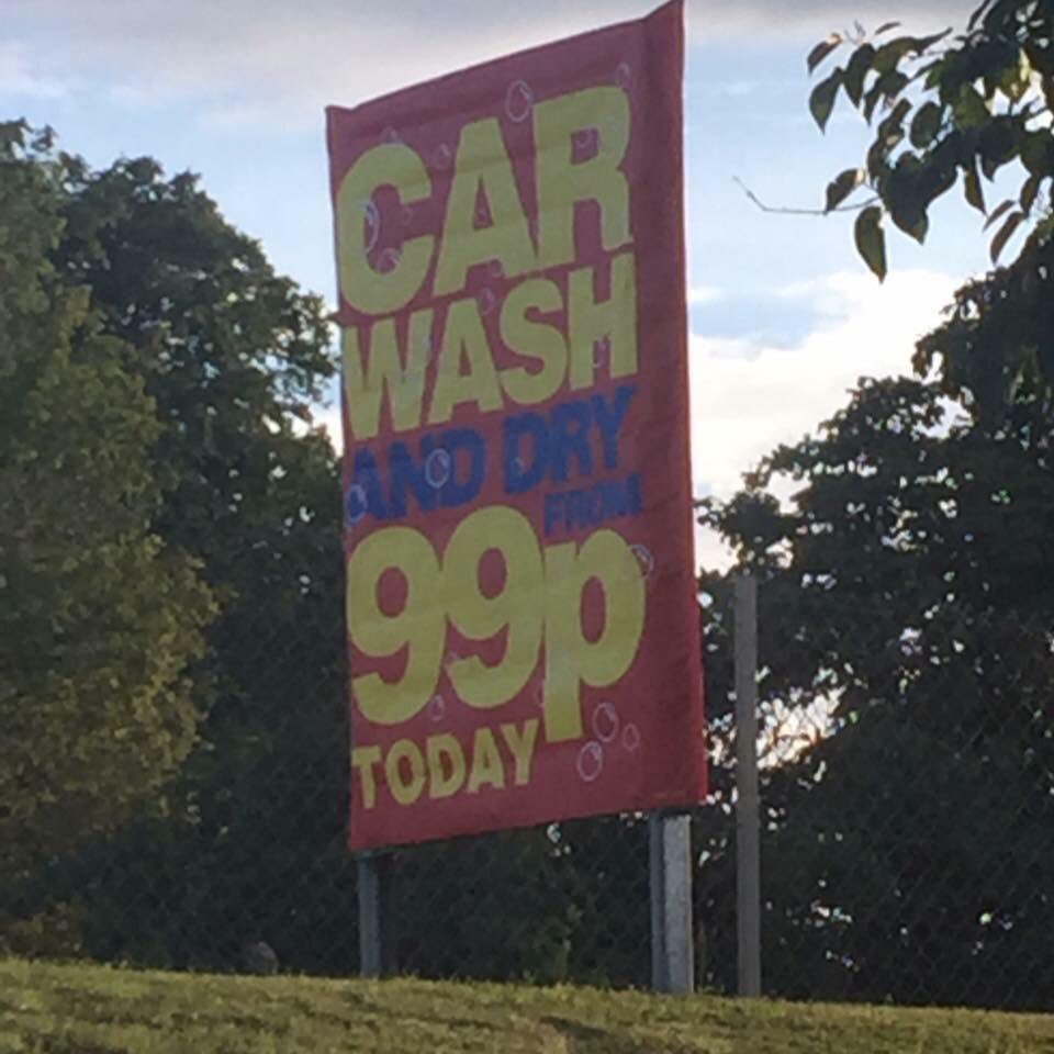 FranksCorrin's tweet photo. Hereford grab a bargain tomoz 99p carwash £1.70 with wheels £2 off the pro shield .. come and support us in our 15 th year family run local https://t.co/wnVOoKlCiw