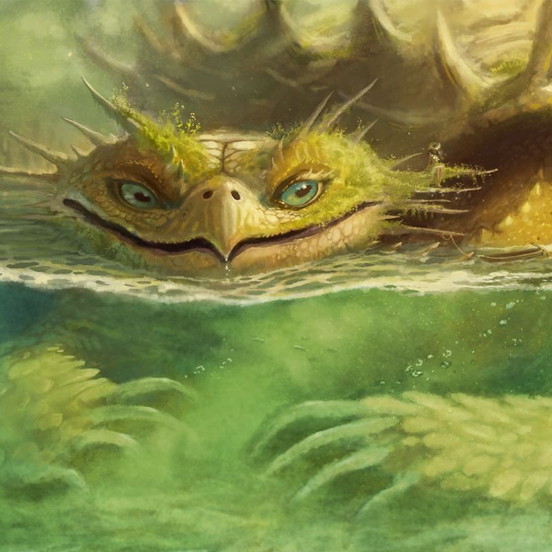 Big ol' turtle~

#turtle #fantasyillustration #fantasyart #art #illustration #fantasyanimals #animals #ocean #seacreatures