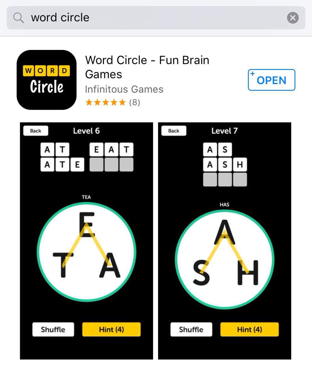 FavSnaps's tweet image. That awkward moment when you still haven't played the Word Circle game