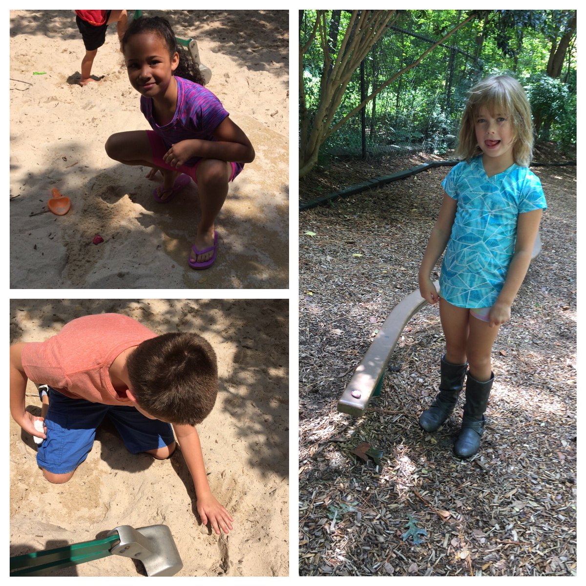 WESSummerCamp's tweet photo. Hiding our rocks we made to share kindness throughout the community! #WESSummerCampRocks https://t.co/CCtRDbrLS6