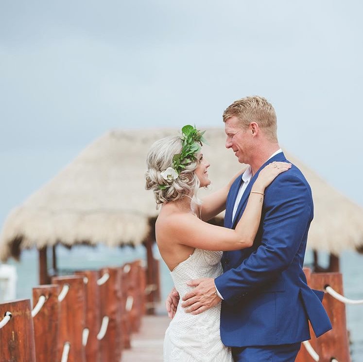 MR and MRS at the #AzulBeach pier
[Photo via IG user @amandapomillaphotography]