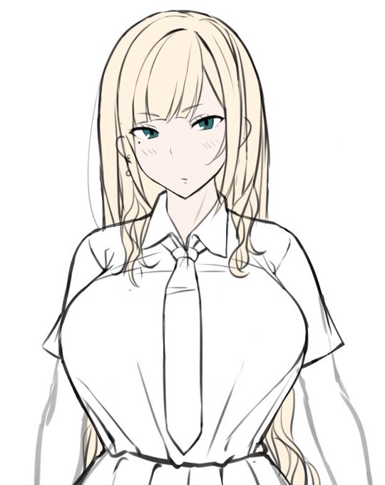 ギャルJKちゃんリメイク途中 もうかわいい(自画自賛) 