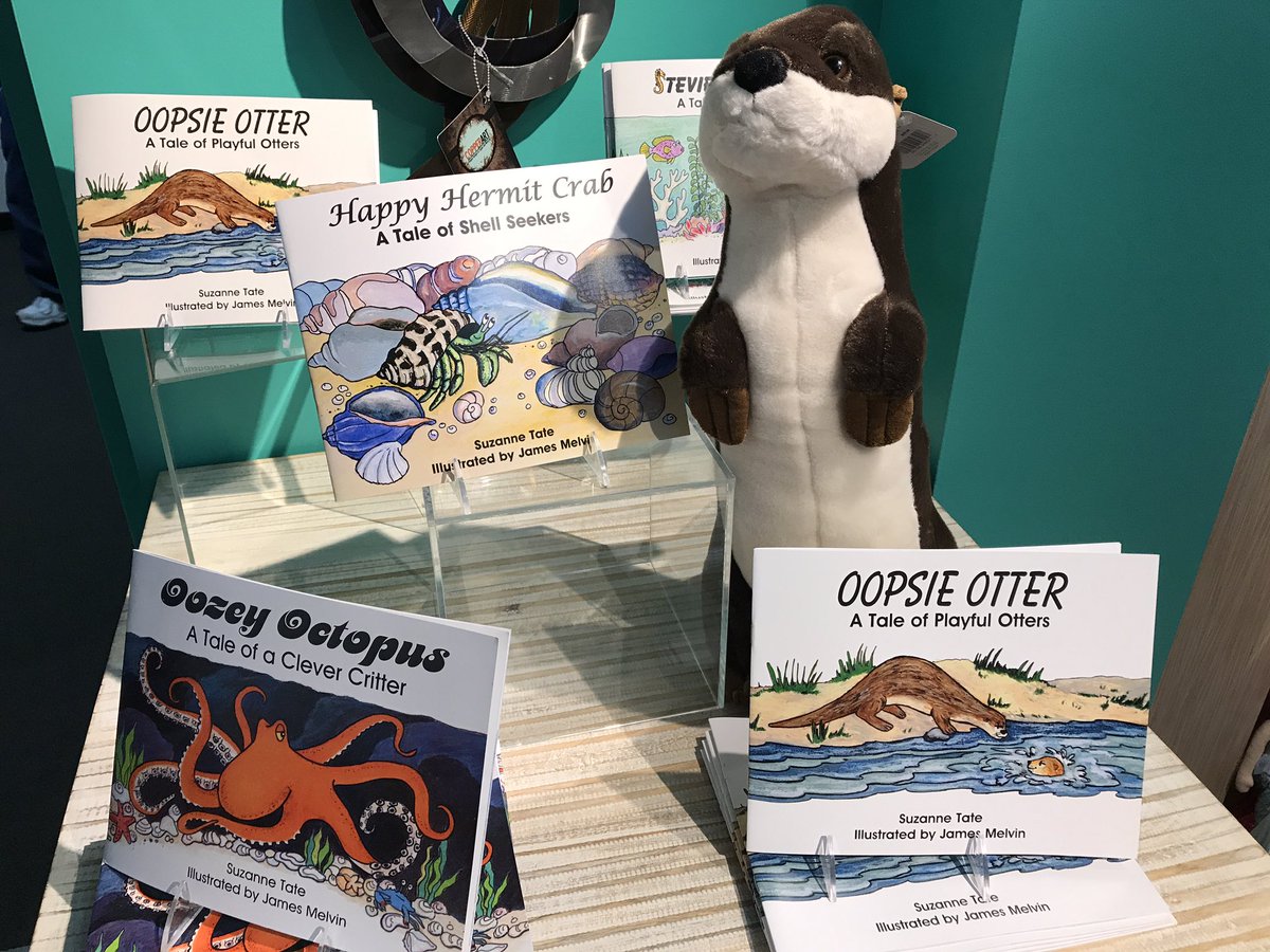 NCAquarium_RI's tweet photo. Otters, hermit crabs, sharks, #NCseashells & more. Our gift shop has π covering all the important topics. #BookLoversDay https://t.co/IjvFP4utAu