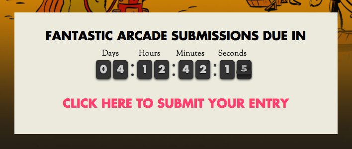 GamesYall's tweet photo. in case you haven't been paying attention to the countdown on https://t.co/63Z60C0h0x 

@fantasticarcade submissions are due very soon! https://t.co/wDFMYDuvpN