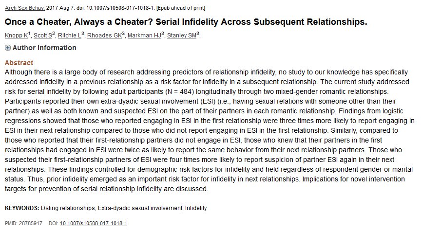 Serial Infidelity