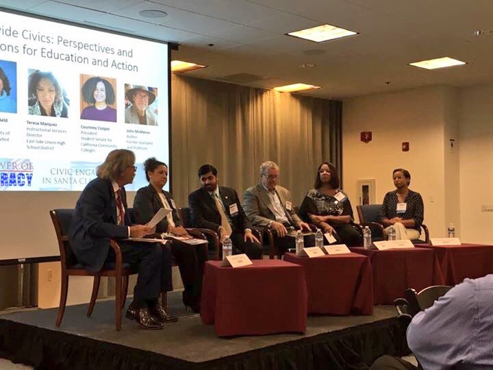 Spending the morning <a href="/CivicSantaClara/">Civic Engagement SCC</a> "The Power of Democracy <a href="/SCCOE/">Santa Clara County Office of Education</a> #democracyscc #civicsantaclara