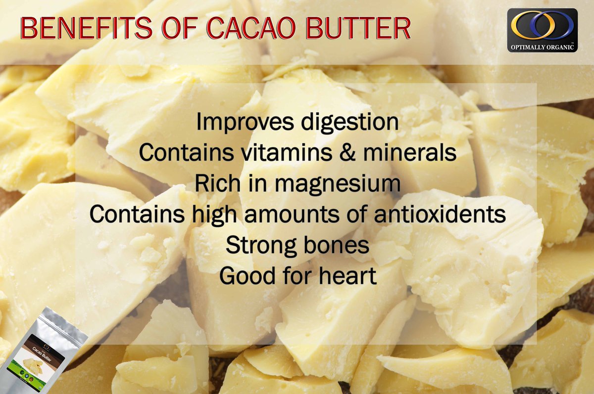 OptimallyO's tweet image. Cacao butter has an incredible taste and smell and makes the ultimate white chocolate! bit.ly/2mOaMJc  #organic #organicsolution