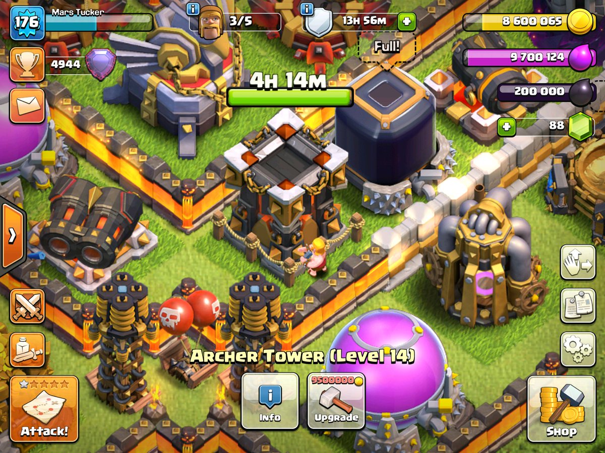 While builders are gone, barbarians seem to be hard at work. #ClashOfClans #coc
