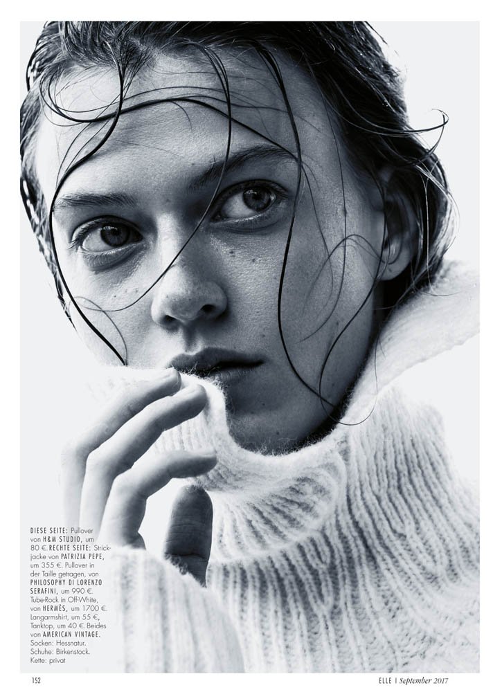 NewYorkModels's tweet image. KNIT CHIC 🌾@tesshellfeuer is Elle Germany's #TheSeptemberIssue cover star by Mikael Schulz 🇩🇪️ #TessHellfeuer