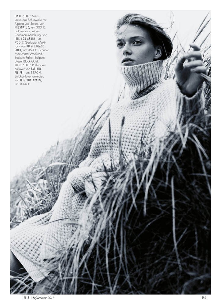 NewYorkModels's tweet image. KNIT CHIC 🌾@tesshellfeuer is Elle Germany's #TheSeptemberIssue cover star by Mikael Schulz 🇩🇪️ #TessHellfeuer