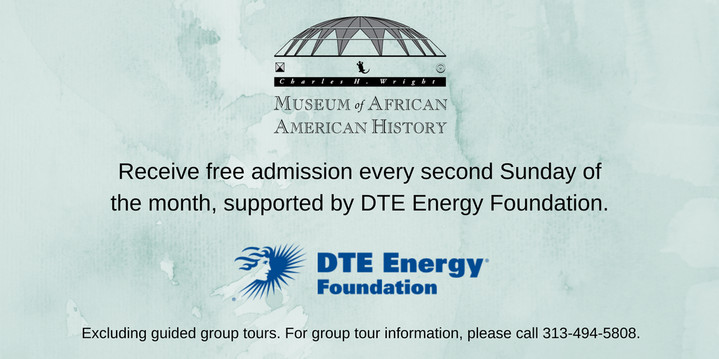 TheWrightMuseum's tweet photo. Admission to The Wright Museum is FREE this Sunday, August 13 thanks to @DTE_Energy Foundation! Plan your visit: https://t.co/6nrXxBUMom https://t.co/pZ1qp3WqMK