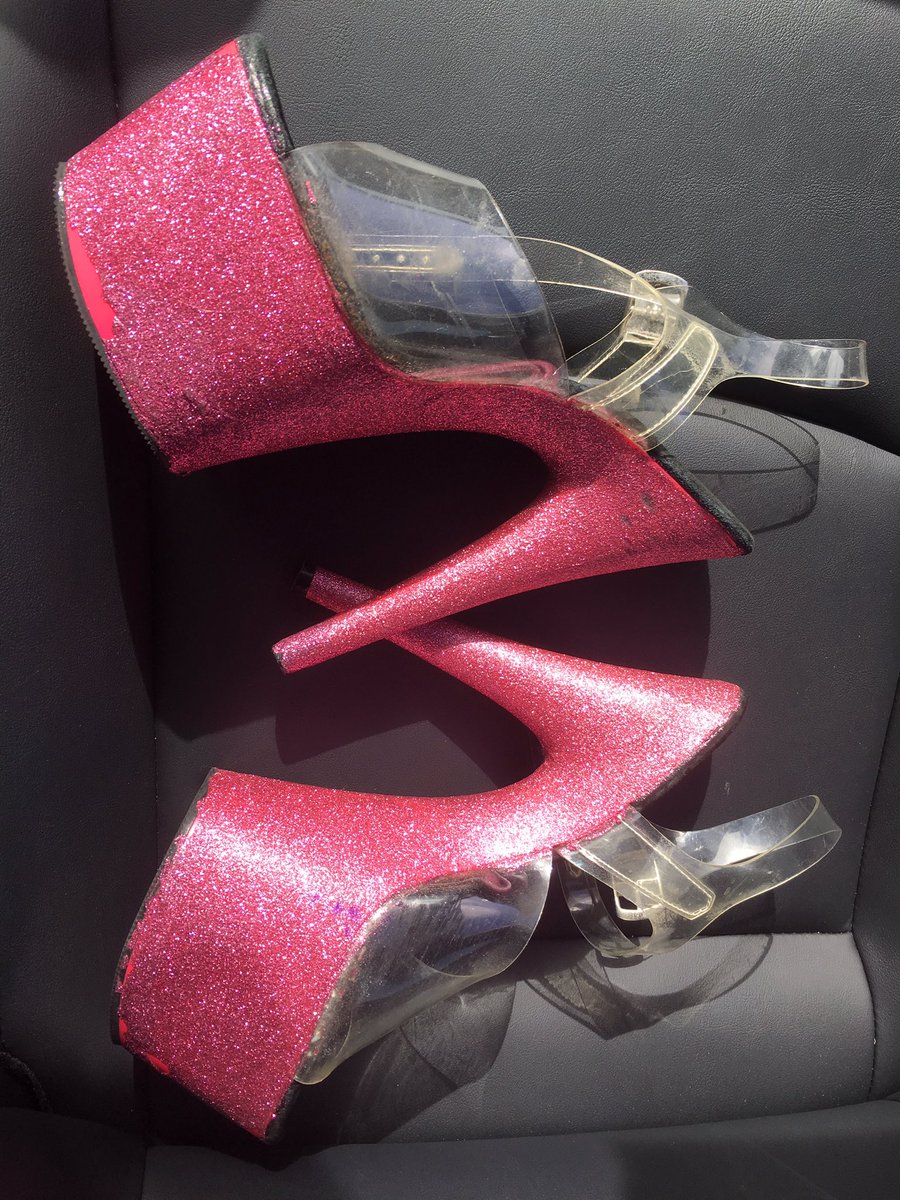 tweetingblonde's tweet photo. When your physical therapist asks to see your gym shoes #poledancerproblems #poledancer https://t.co/uW05r9k4z3