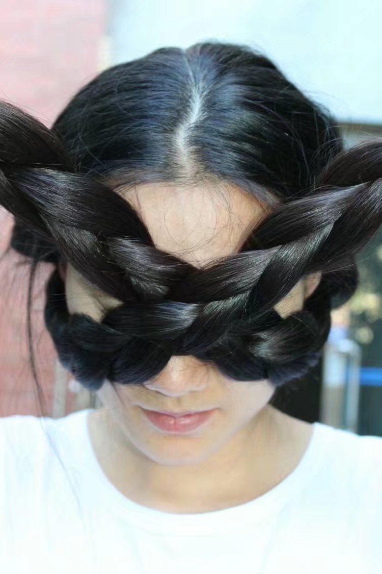 髪鬼魅hair Fetish On Twitter Longhair Braid Hairbun Ponytail
