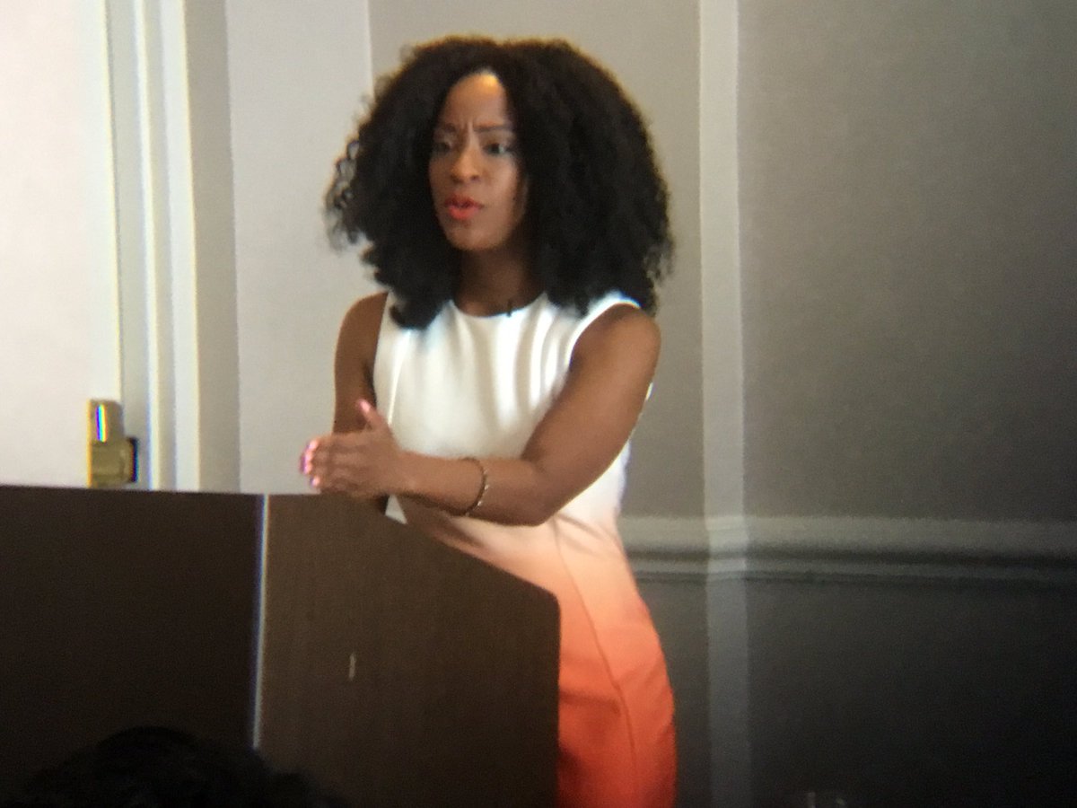 kenlemonWSOC9's tweet image. "I love that because you are talking about brand consistency." @ZakiyaLarry speaking at #chapterday #nabj17 @NABJ