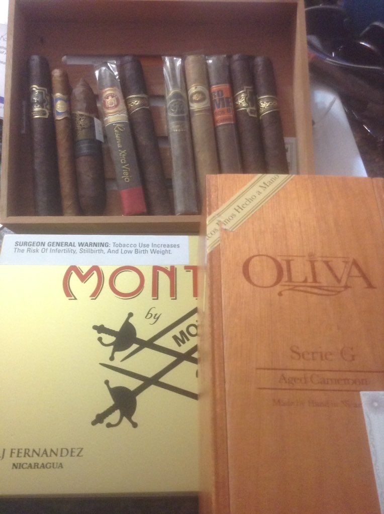 My haul from our trip to the Minot @CigarChairman <a href="/Mack280/">Gerald McIntyre</a> <a href="/JeffBOTL/">JeffBOTL</a> @lisamejorado1 <a href="/RobustoBabe/">Robusto Cigar Babe</a> <a href="/PistolCliff/">Cliff Wilson</a> <a href="/ValBradshaw/">Valer-rye Bradshaw</a>