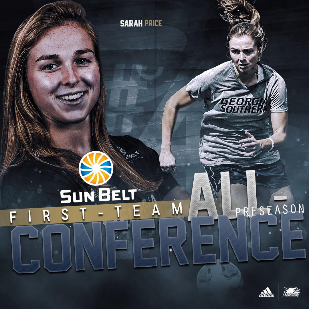 GSAthletics_WSO's tweet photo. Sarah Price Named First-Team All-Sun Belt Conference Preseason Team 

📰 :https://t.co/IiNOcrNk7B https://t.co/oXNftcpHni