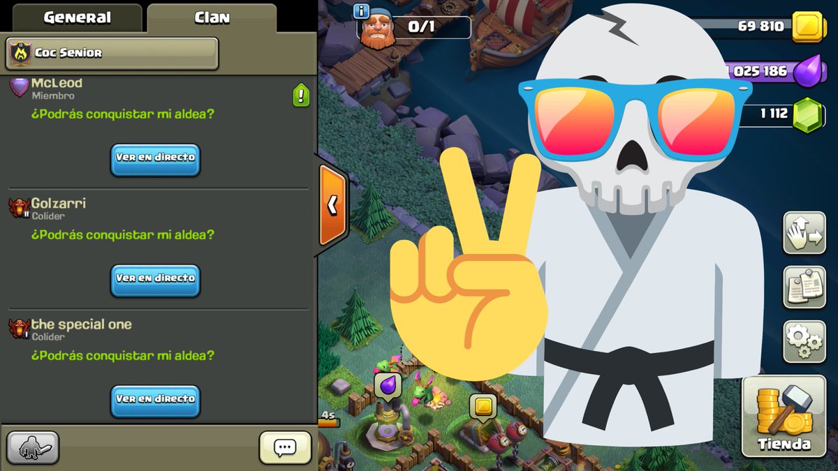 SENIOR NEWS ⭐⭐⭐ Tarde noche d desafios, especial th10 en <a href="/CocSenior/">Coc Senior</a> Tienes lo q hay q tener? Ven y demuestra, jornada d puertas abiertas ✌🏼😛