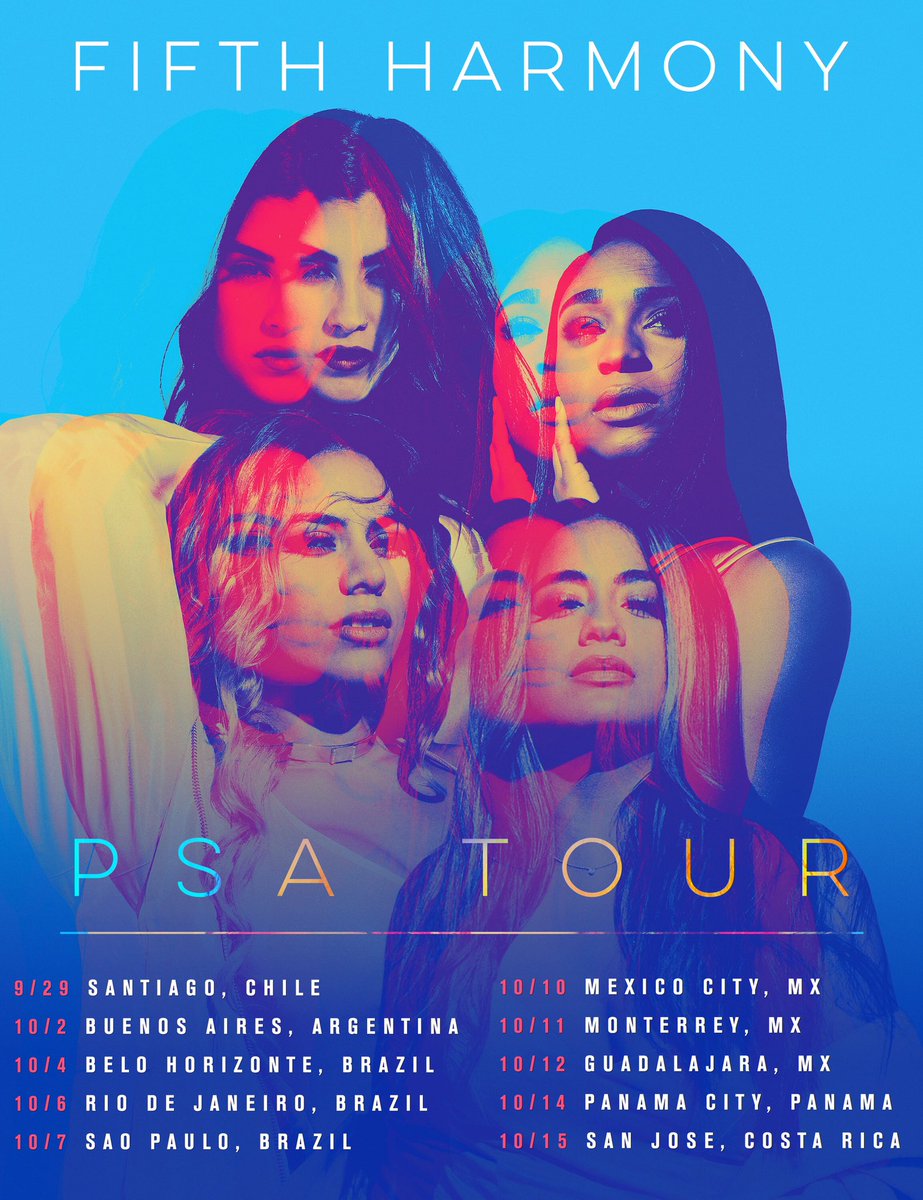 fifthharmony.com #5hPSATour Nos vemossss pronto amoresss☺❤😍❤☺