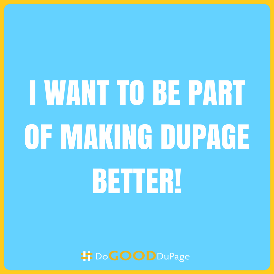 We are looking for 150K do-GOODers in DuPage County! Are you one of them? Find out at givingdupage.org/dogood #DoGOODDuPage #GivingDuPage