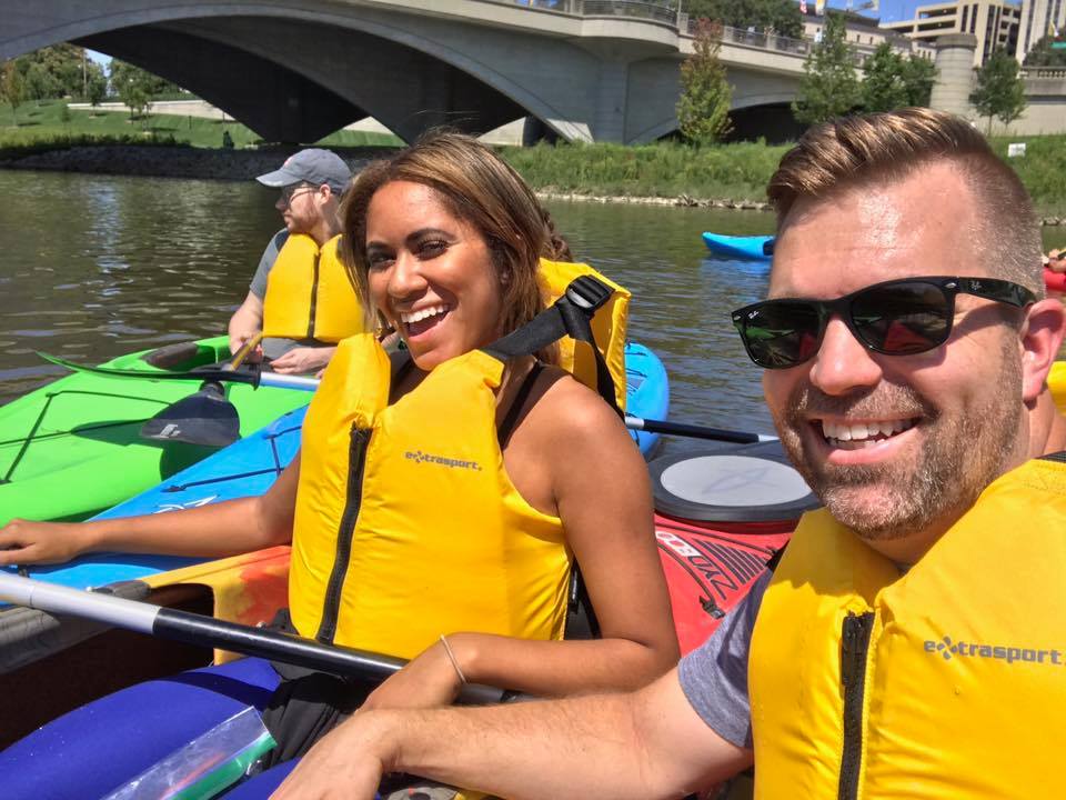 summerfieldadv's tweet photo. #TeamSummerfield had a blast kayaking through #ColumbusOH and learning the history of the #SciotoRiver with @OlentangyPaddle yesterday! https://t.co/3QG7ERrc38