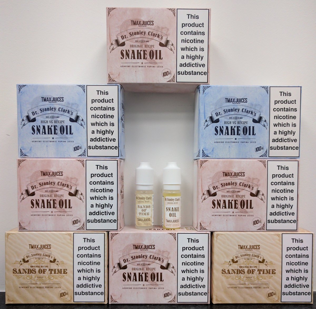 Week 34's competition is here! Retweet/like this post and be in for a chance of winning a 100ml of both our Sands of Time ⌛️and Snake Oil 🐍