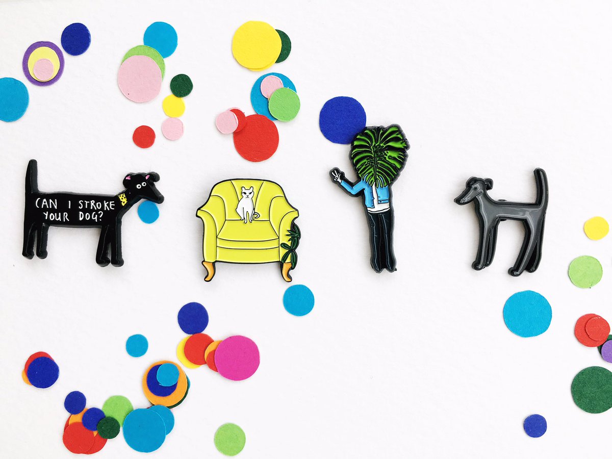 HarrietLowther's tweet photo. I'm going to giveaway one of my pins during #handmadehour this eve. Just RT and let me know ur fave. #giveaway #woofwoofwednesday #crafthour https://t.co/DasCgvIc5Q