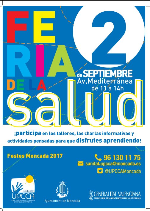 Próximo 2 septiembre, estaremos en Feria Salud de Moncada (Valencia)
Os esperamos!
#linfedema #lipedema