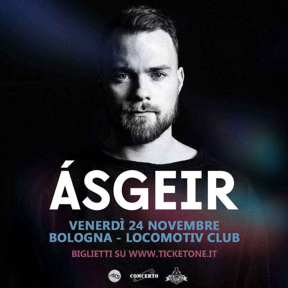 COMCERTO's tweet image. Il talento islandese @AsgeirMusic annuncia il suo ritorno in Italia con il nuovo #Afterglow Venerdì 24 Novembre @Locomotivclub  Bologna