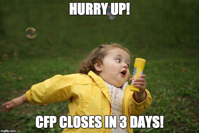 sfdayit's tweet photo. Solo 3 giorni alla chiusura del #CFP del SymfonyDay 2017! https://t.co/VaKUniz3wC #symfony Please RT https://t.co/rAHfj2ZtUo