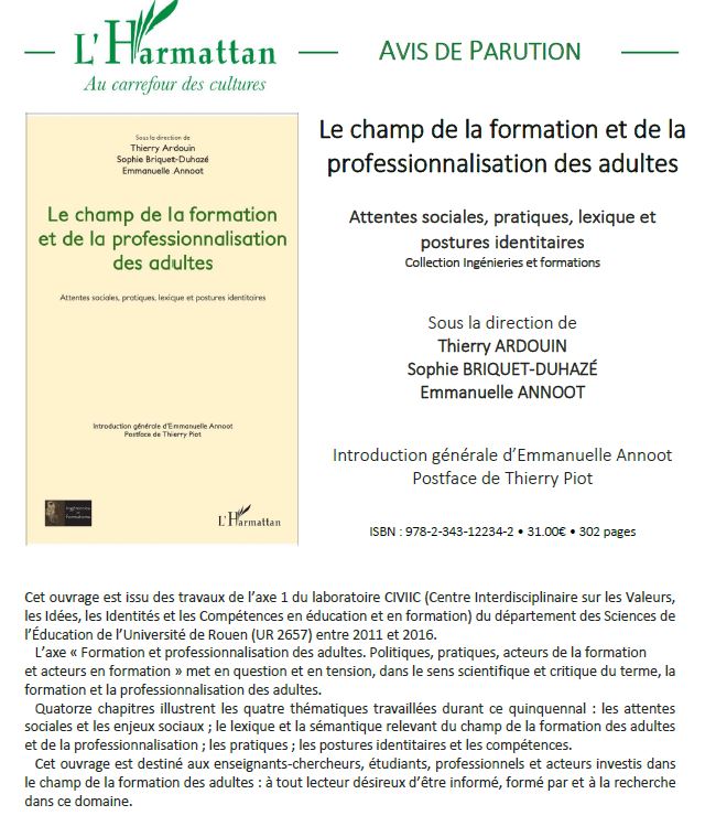 BSavarieau's tweet photo. "Le champ de la formation et de la professionnalisation des adultes", à découvrir. #icff17 #DURIFSORB @jeanvds @fculorraine @nolwenn_bras https://t.co/5dRccac0C5
