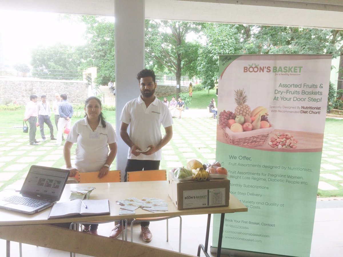 BoonsBasket's tweet photo. Our first Corporate Marketing Drive at Capgemini Campus, Talwade was a success. The first of many!
#Fruits #Marketing #Trending #tbt #India https://t.co/NUQ4NJRLlk