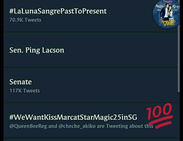 KissMarc Trended! Excited na po kami sa KM sa october <a href="/KapamilyaTFC/">The Filipino Channel</a> 
<a href="/ericjohnsalut/">EJS</a> 
#WeWantKissMarcatStarMagic25inSG
 #PushAwardsKissMarc