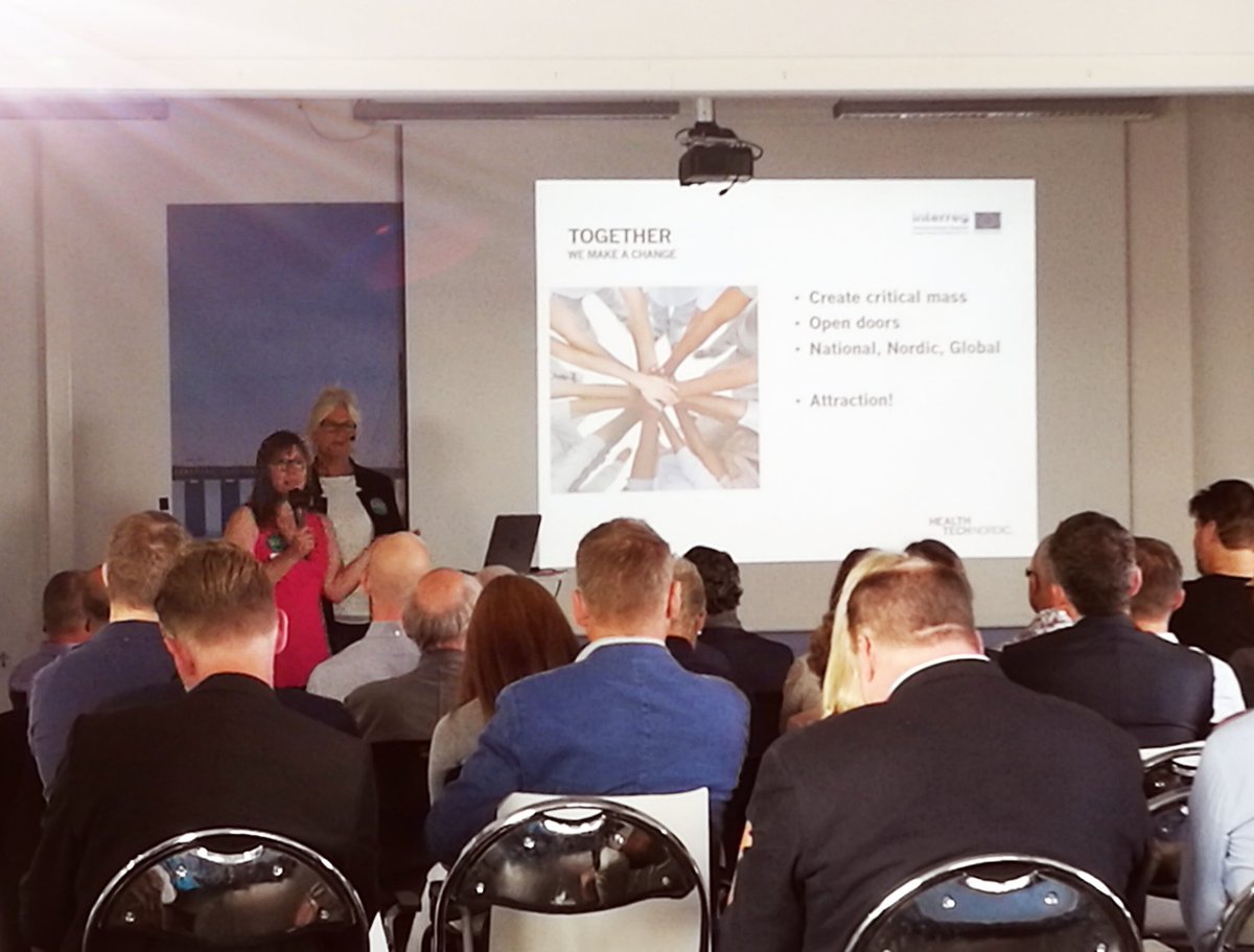 "Together we can create a critical mass" - <a href="/larssonmarianne/">marianne larsson</a> and <a href="/Mwallenten/">Margareta Wallentén</a> on how we can bring about a change. #HealthTechNordic