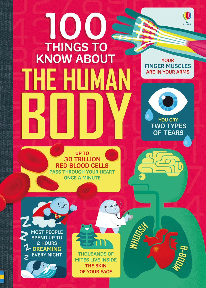Usborne's tweet image. We're so excited that 100 Things to Know About the Human Body has won in Learning and Development @sainsburys Children's Book Awards!