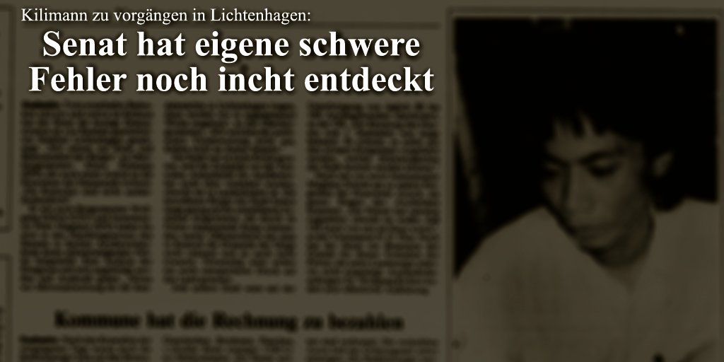 Die #OstseeZeitung <a href="/OZlive/">Ostsee-Zeitung</a> vom 29.08.1992 schrieb im Lokalteil #lh92 #Rostock #Lichtenhagen